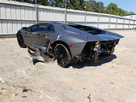 wrecked lamborghini for sale